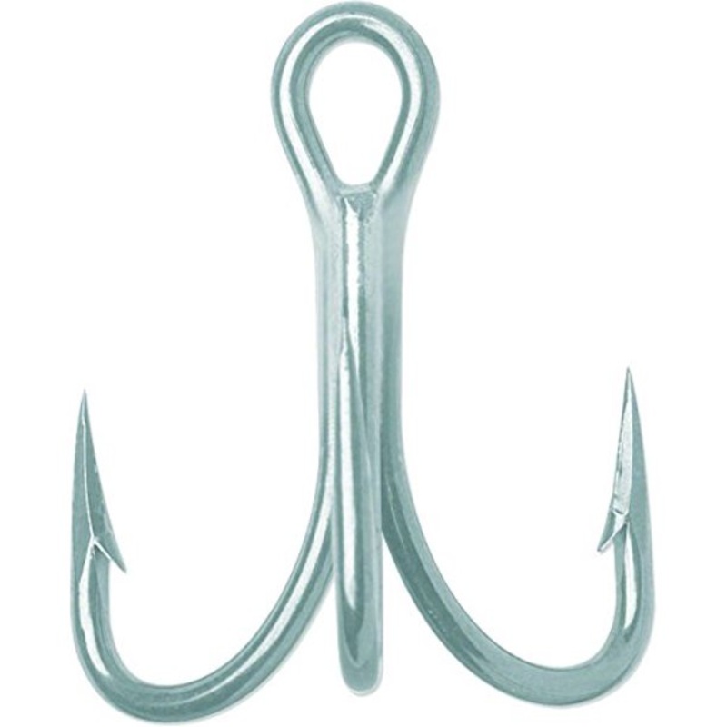 VMC 4x Strong Saltwater Treble Hook – 25 Pack 1 (25pk)