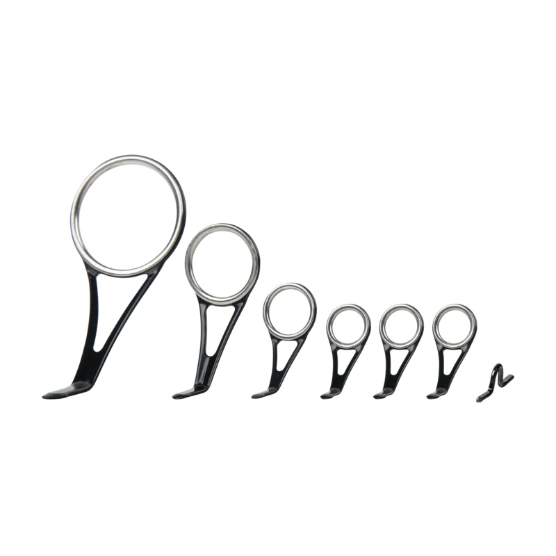 American Tackle SSR Ice Rod Guide Kits Black 16-12-8-6-6-6