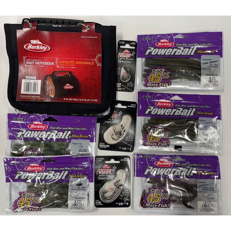 Berkley MaxScent Largemouth Bass Essentials Kit Berkley MaxScent Largemouth Essentials Kit