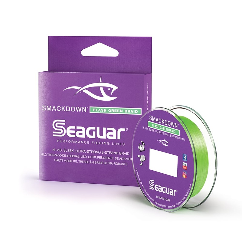 Seaguar Smackdown Braided Line 10 lb. Flash Green 150yd