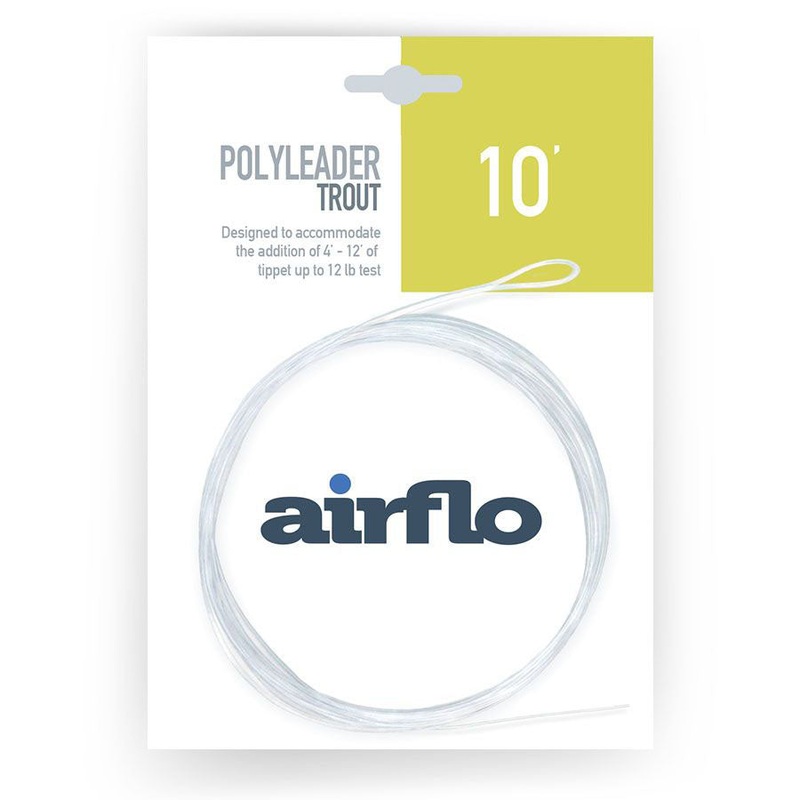 Airflo Trout Polyleader – 10 Foot Clear Floating 10′