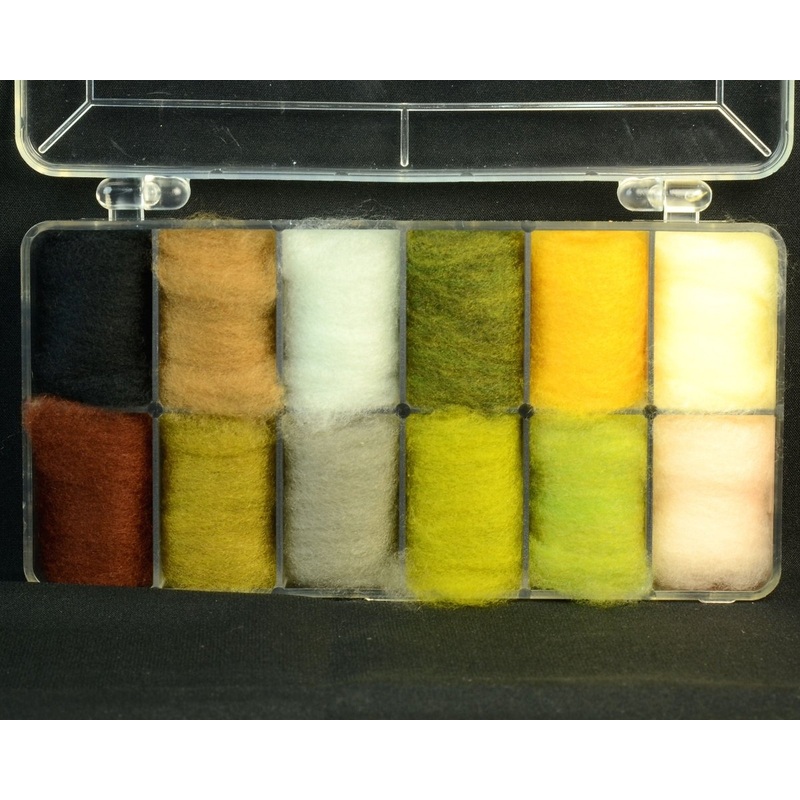Hareline Superfine Water Proof Dry Fly Dub Dispenser