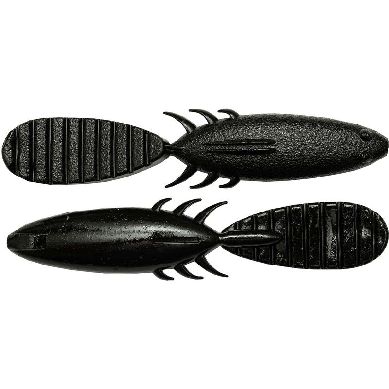 Keitech Paddlin’ Beaver – 3.5 Inch Black