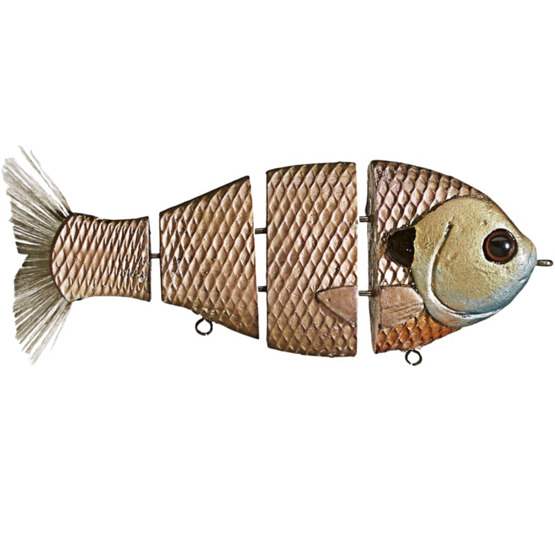 Bucca Bull Gill Slow Sink Swimbait Bone 6″