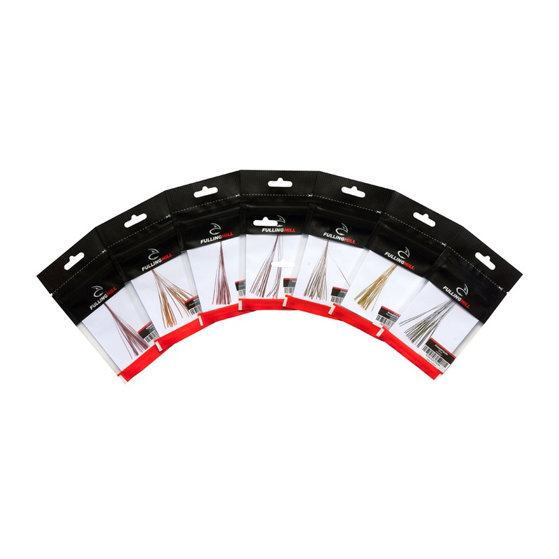 FullingMill Stripped Quills Bright Red