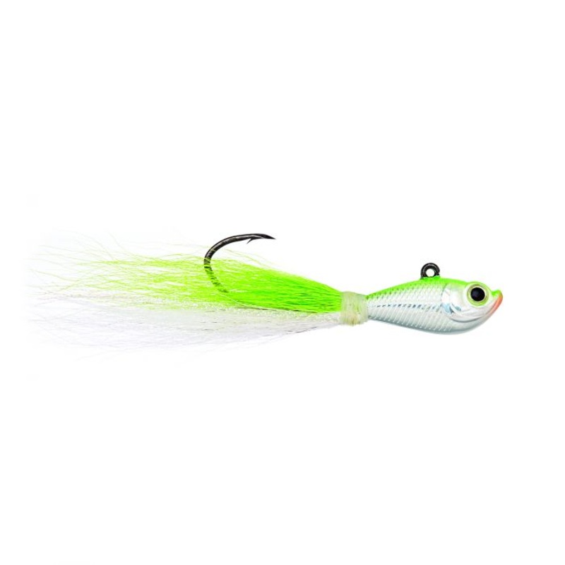 Eagle Claw Trokar Pro-V Bucktail Hair Jig Chartreuse 3/4 oz – 3/0 hook