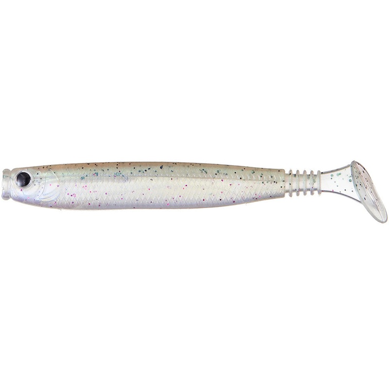 G-Ratt Baits Thin Swim Soft Plastic Baitfish – 4 Inch Chartreuse Blue