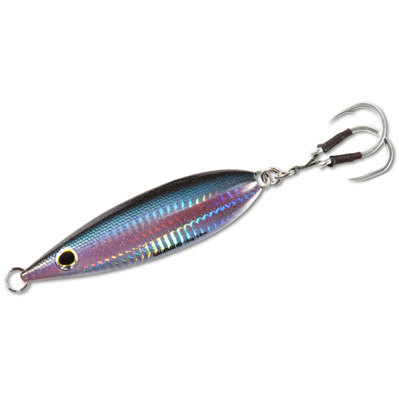 Shimano Butterfly Flat Fall Jig Black Anchovy 100 gram/3 1/2 oz