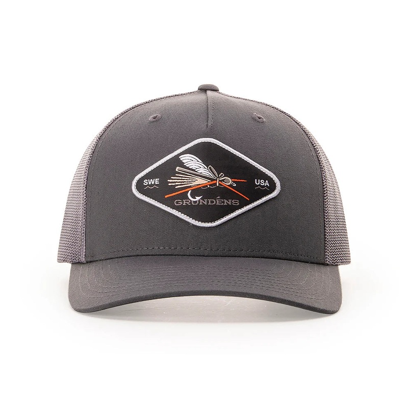 Grundens – CC Hopper Trucker Hat Charcoal – O/S
