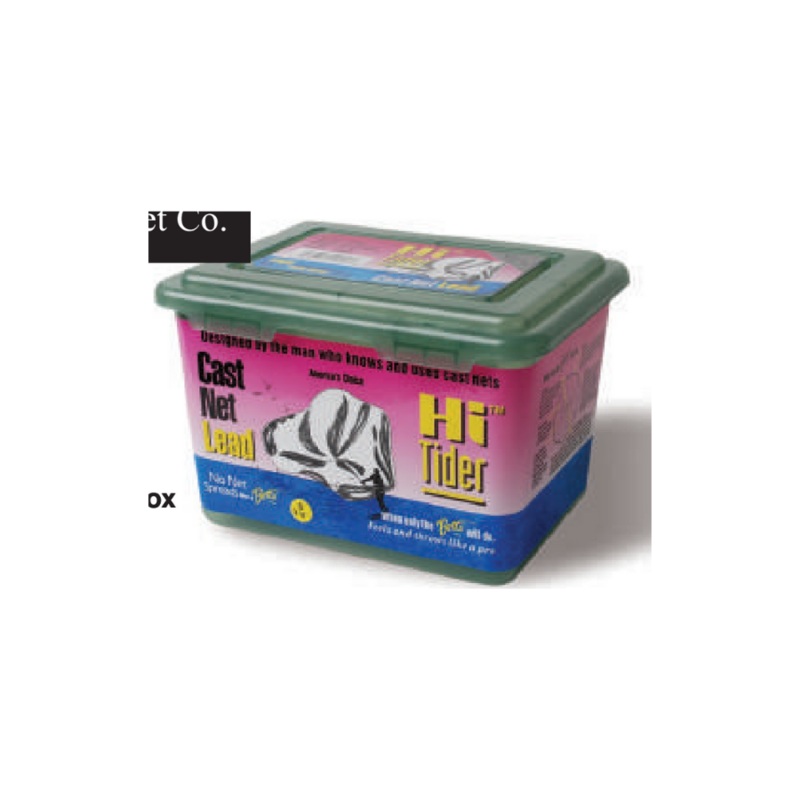BETTS HI TIDER MONO CAST NET LEAD 6′ 1/4 MESH