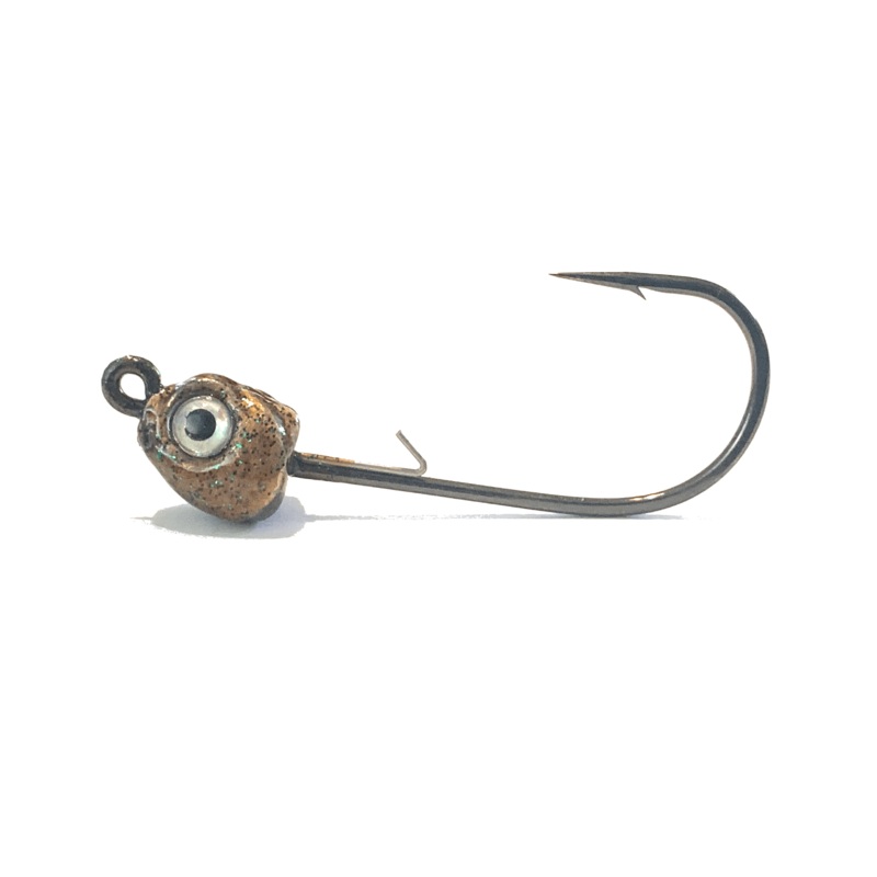 Copper Flakes J-Slammer Saltwater Jig Heads 3pk 1/8oz