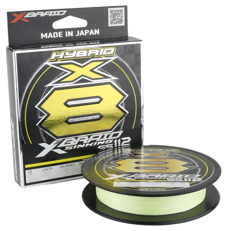 Daiwa XBraid SS112 Sinking Braided Fishing Line (165 yd) 8 lb