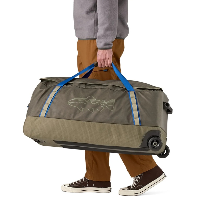 Patagonia Black Hole Wheeled Duffel 100L Black w/Fitz Trout / BFZT One Size