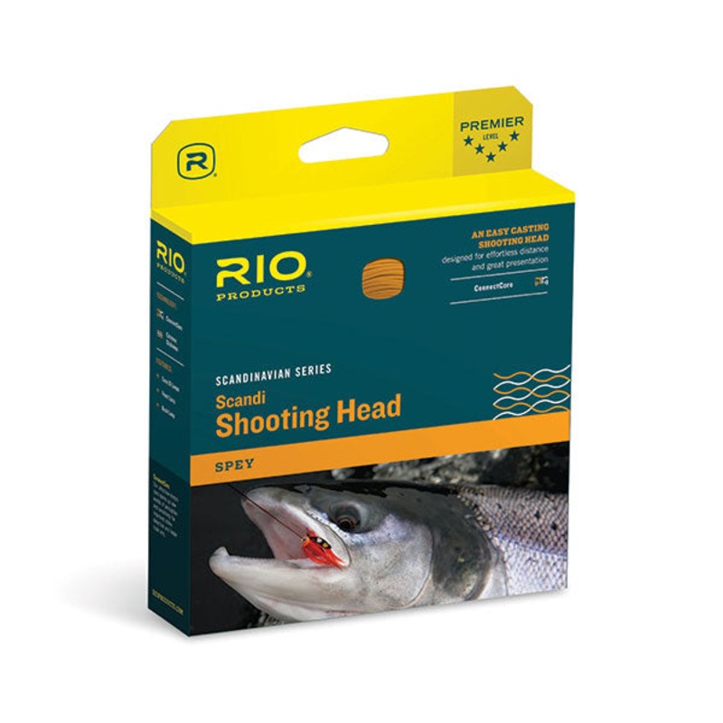 Rio Scandi Spey Line Salmon/Orange 400