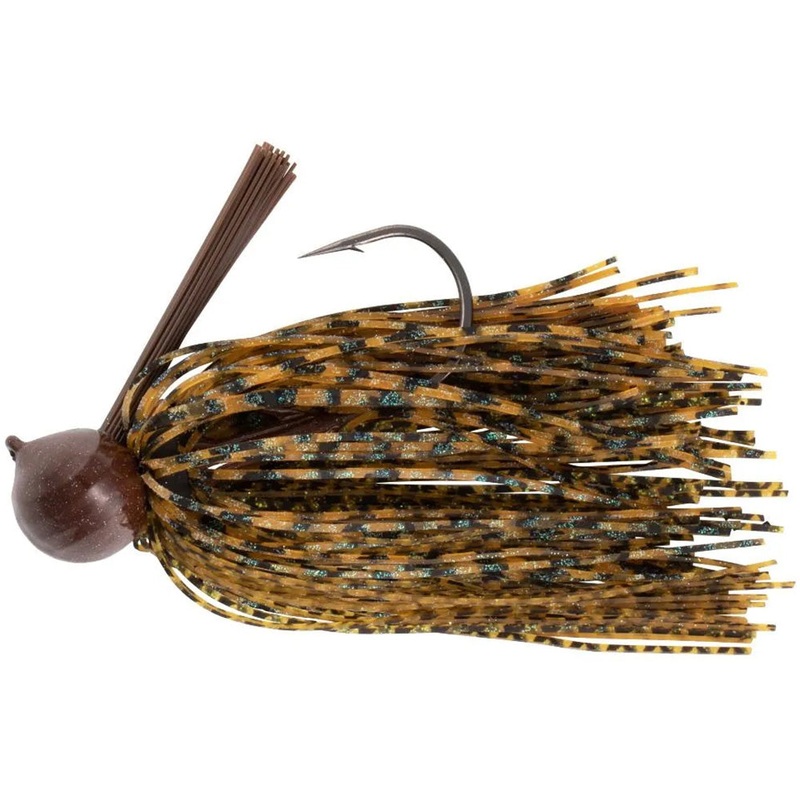 War Eagle Pro Football Jig 3D Green Pumpkin 1/2 oz