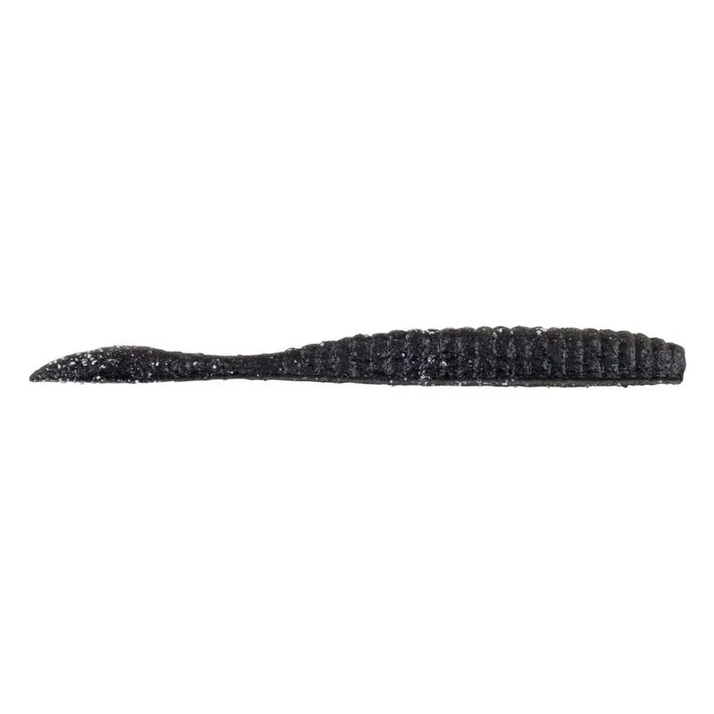 Berkley PowerBait MaxScent Flat Worm 3.6″ (10 Pk) Black