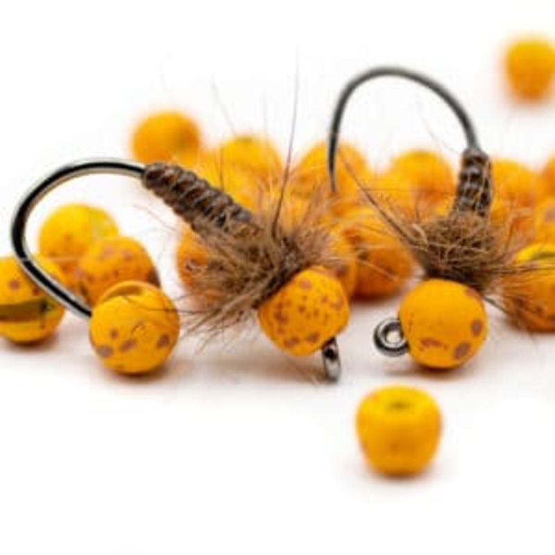 Firehole Slotted Speckled Tungsten Beads – Pumpkin Pie 2.0 mm