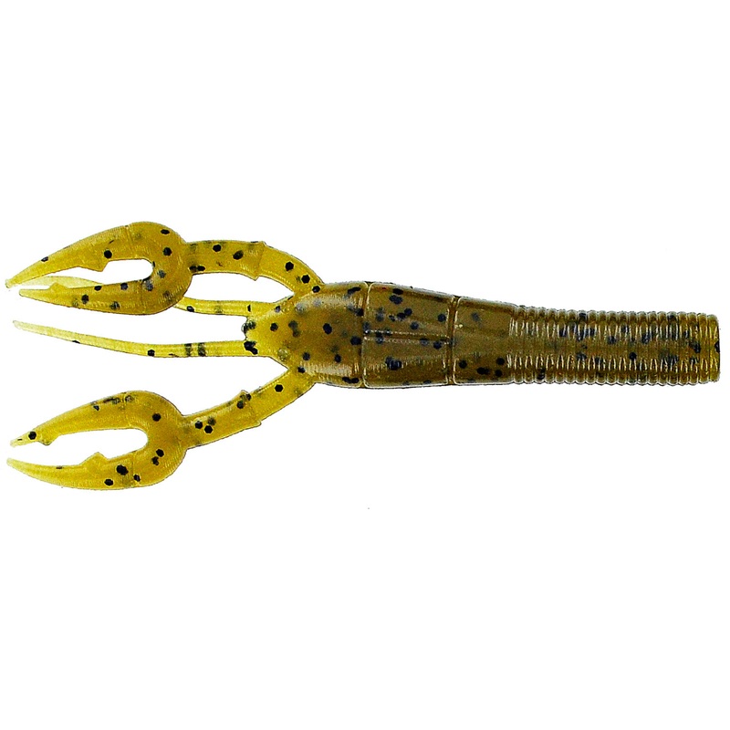 Gary Yamamoto 3.75 Inch Fat Baby Craw Soft Plastic – 7 Pack Black Blue Flake