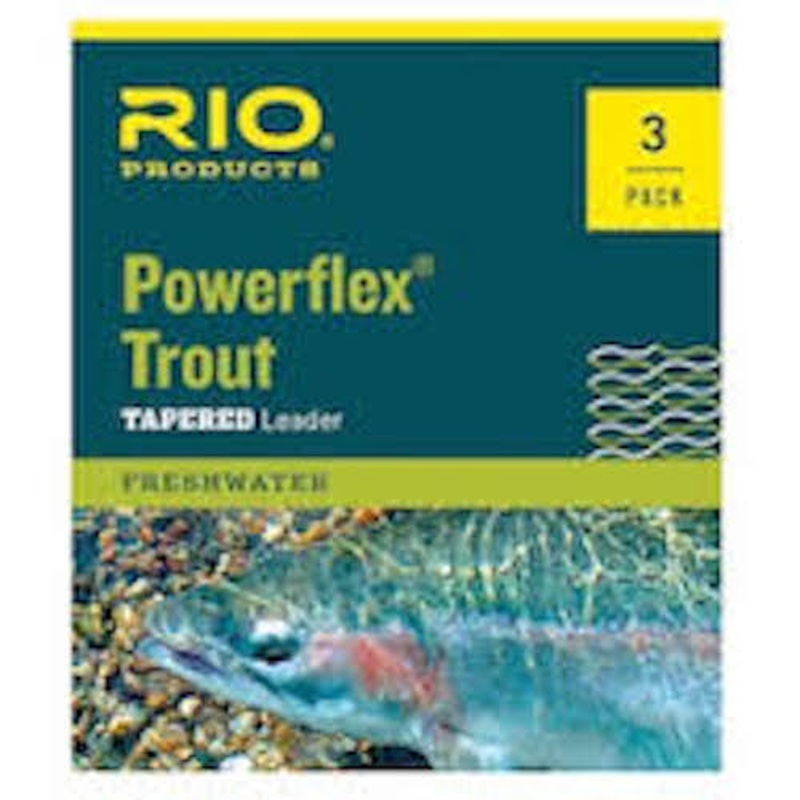 Rio Powerflex 7.5 ft. Leader 3 Pack – Fly Fishing 0X