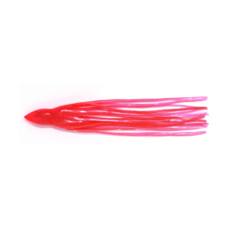 Flaky Pink Octopus Lure Skirt 4.5″