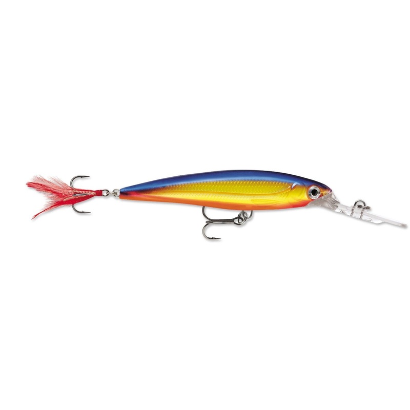 Rapala XR-10 X-Rap Deep Diving Jerkbait – 4 Inch Clown