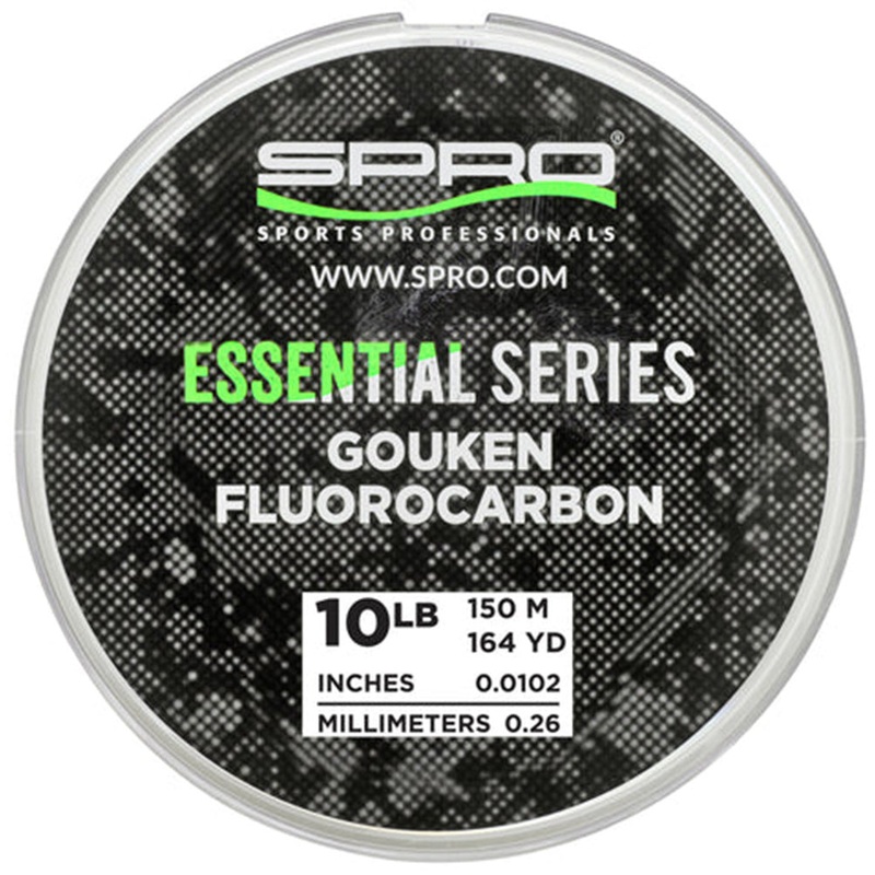 SPRO Gouken Fluorocarbon Mainline Filler Spool – 164 Yards 6 pound