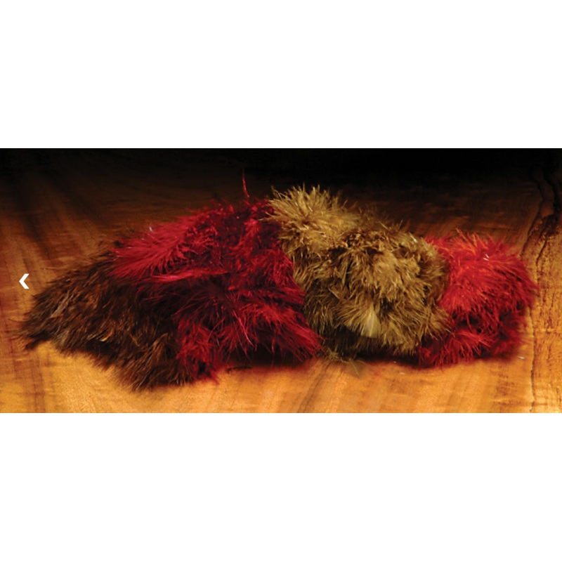 Hareline Wooly Bugger Marabou Black