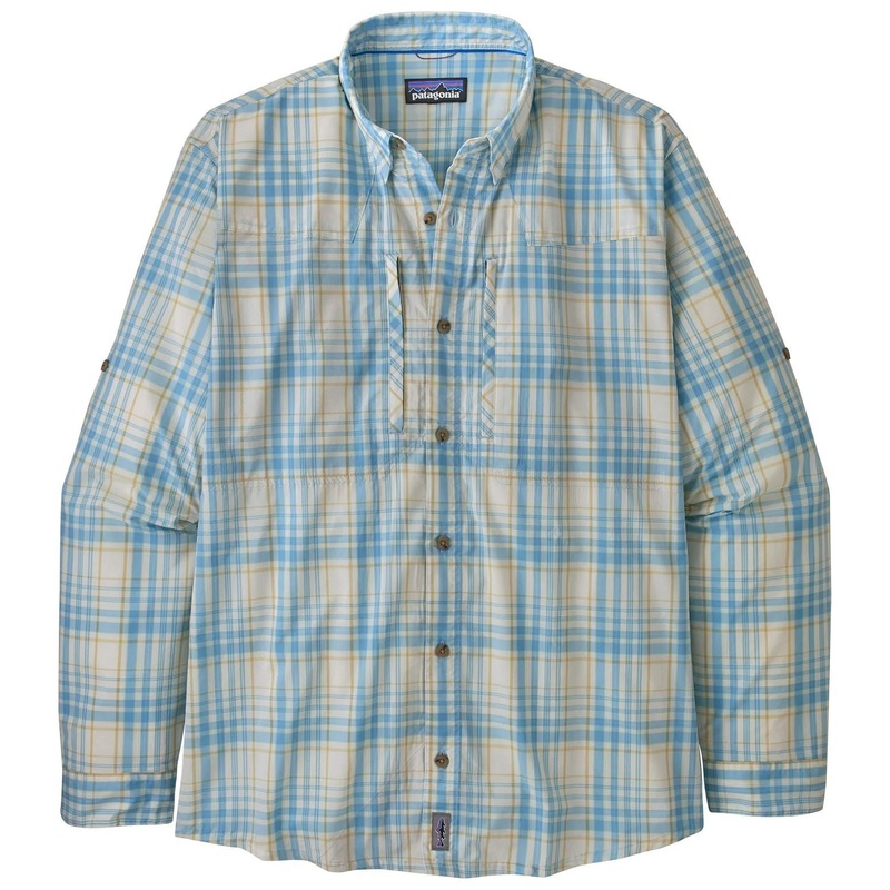 Patagonia – M’s L/S Sun Stretch Shirt – Jetty: Birch White L