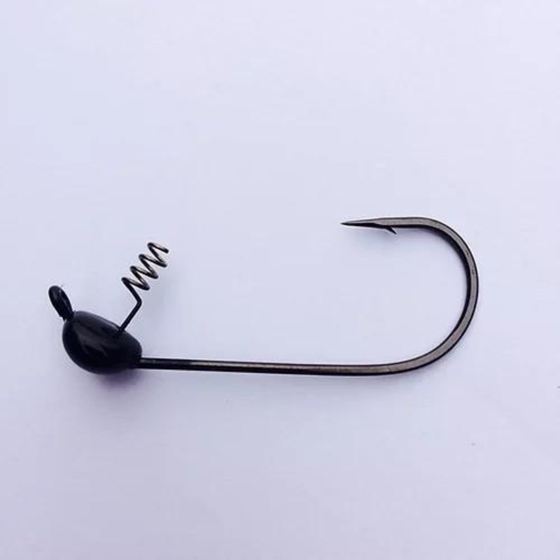 Queen Tackle Tungsten Shakey Head (3 Pk) 3/16 oz Black