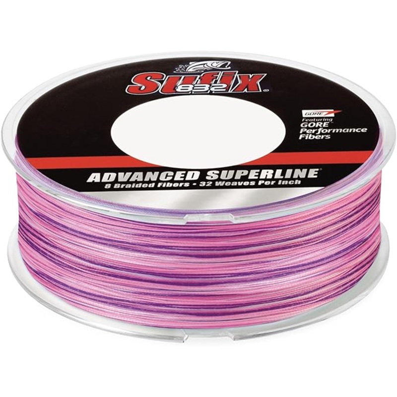 Sufix Advanced Superline, 40 lb Test, 600 Yard, Sunrise