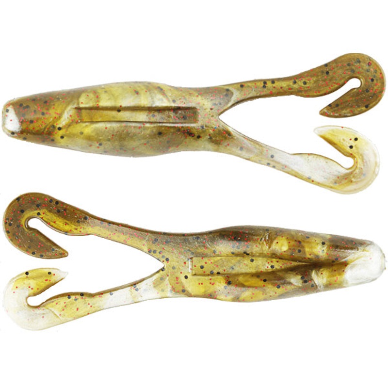 Gambler Buzz’n Cane Toad 4 1/4 inch Soft Plastic Frog 5 pack Black
