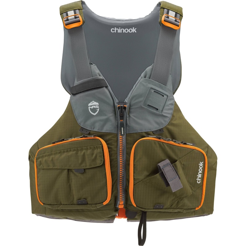 NRS Chinook Fishing PFD Bark XL/XXL