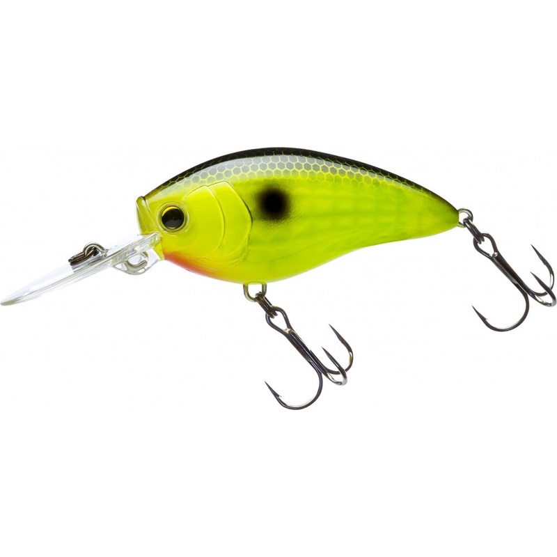 Yo-Zuri 3DR-X Mid Runner MR Crankbait 50mm – 2 Inch Black Back Chartreuse 2 inch – 1/4 oz