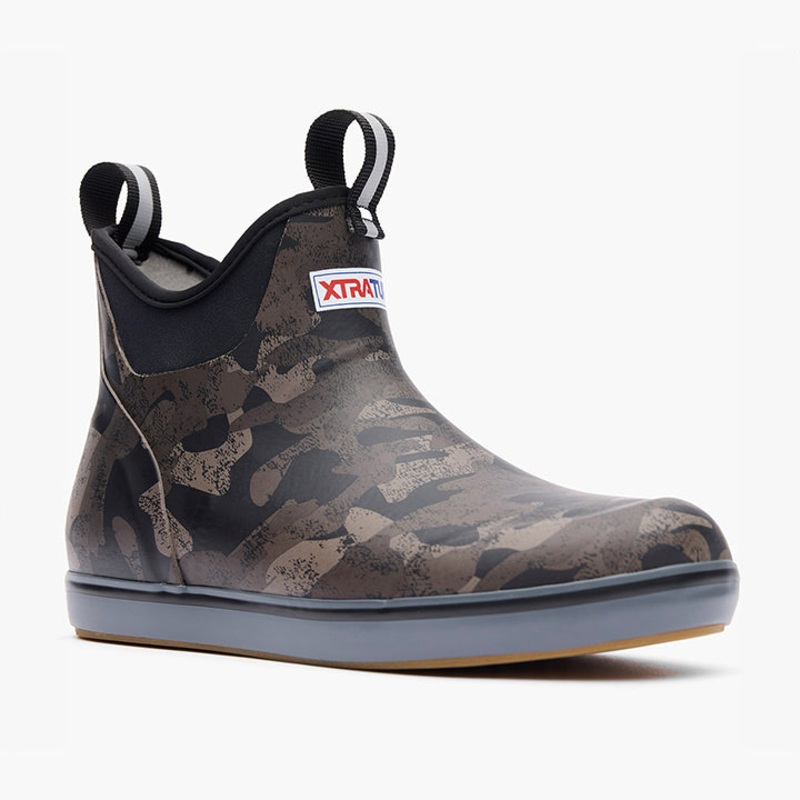 XTRATUF 6″ ANKLE DECK BOOT BLACK CAMO 5