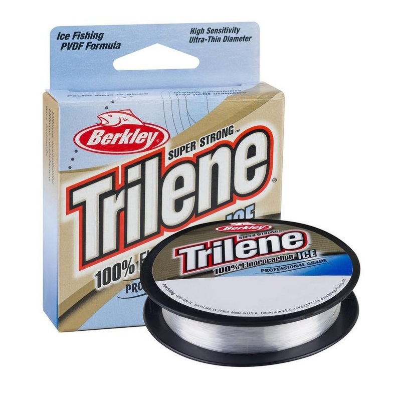 Berkley Trilene 100% Fluorocarbon Ice Clear Fishing Line 75YDS 2lb