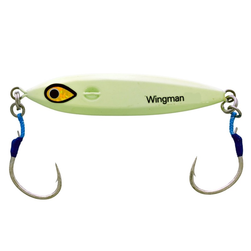 Mustad Wingman Slow Fall Jig Glow 150g/6Oz