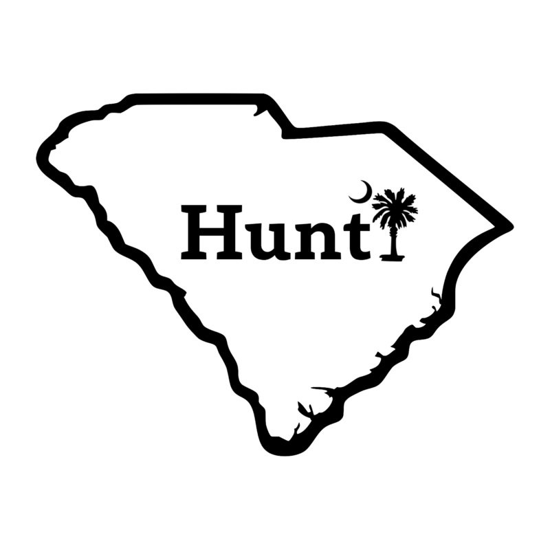Hunt South Carolina Palm Decal
