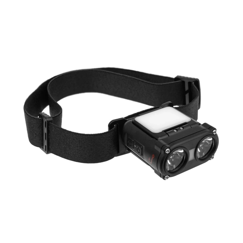 Jigging World JW-HJ8005-BK Head Lamp Clip on with Motion Sensor 120 Lumens