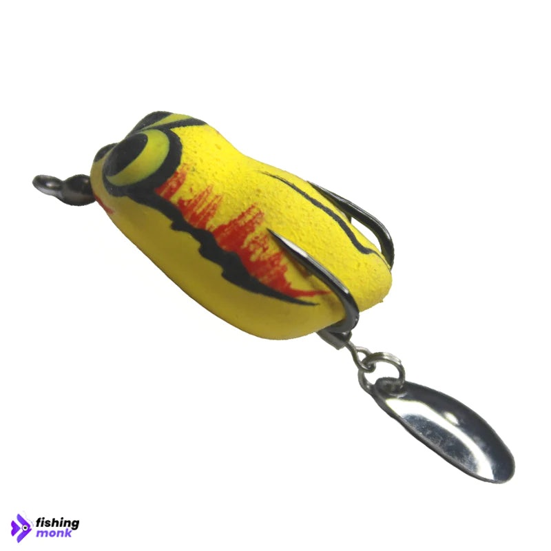 Bravvo Crust Hand Made Soft Frog Lure | 3.3cm | 5-6g Yellow