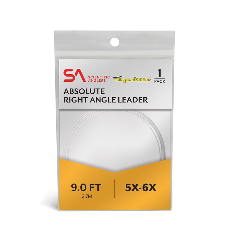 Scientific Anglers Absolute Right Angle Leader 3/4 Indicator 9ft 5X-6X
