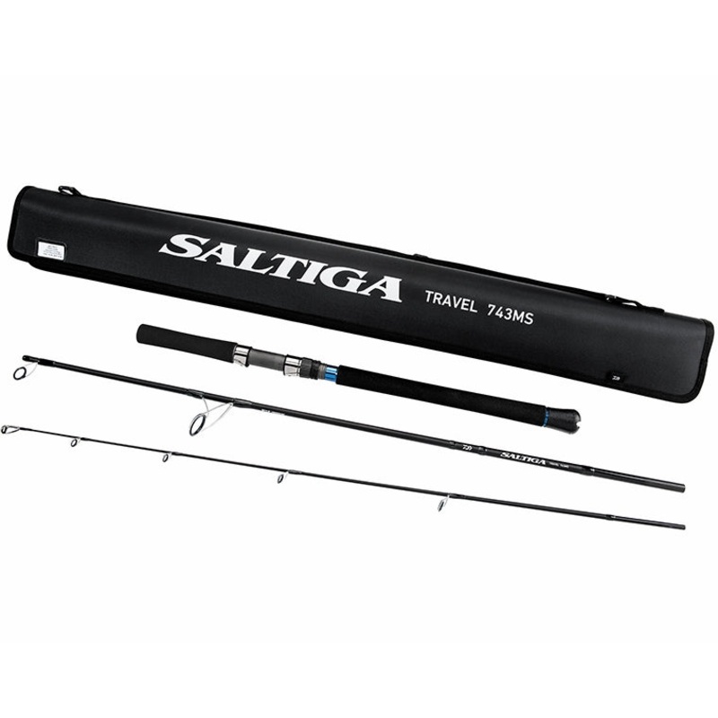 Daiwa SATR592MHB Saltiga Saltwater Travel Rod, 5’9″ Medium Heavy Fast