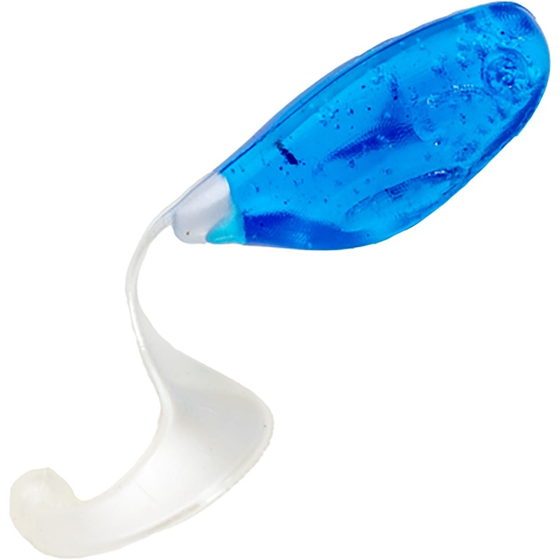 Mr. Crappie Crappie Cutter Soft Plastic -1.5 Inch Blue Pearl