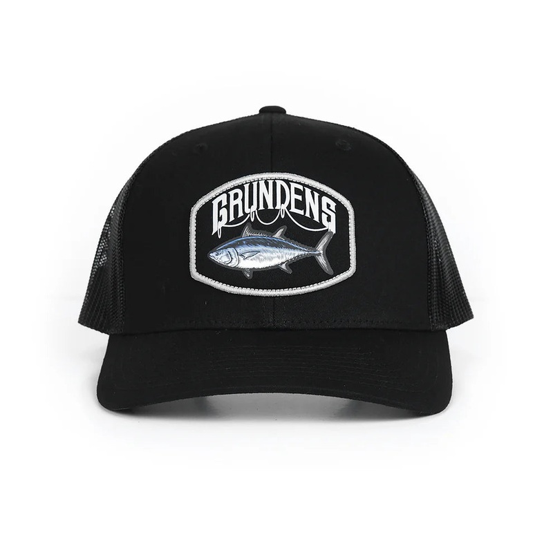 Grundens – Bluefin Tuna Trucker Hat Solid Black – O/S