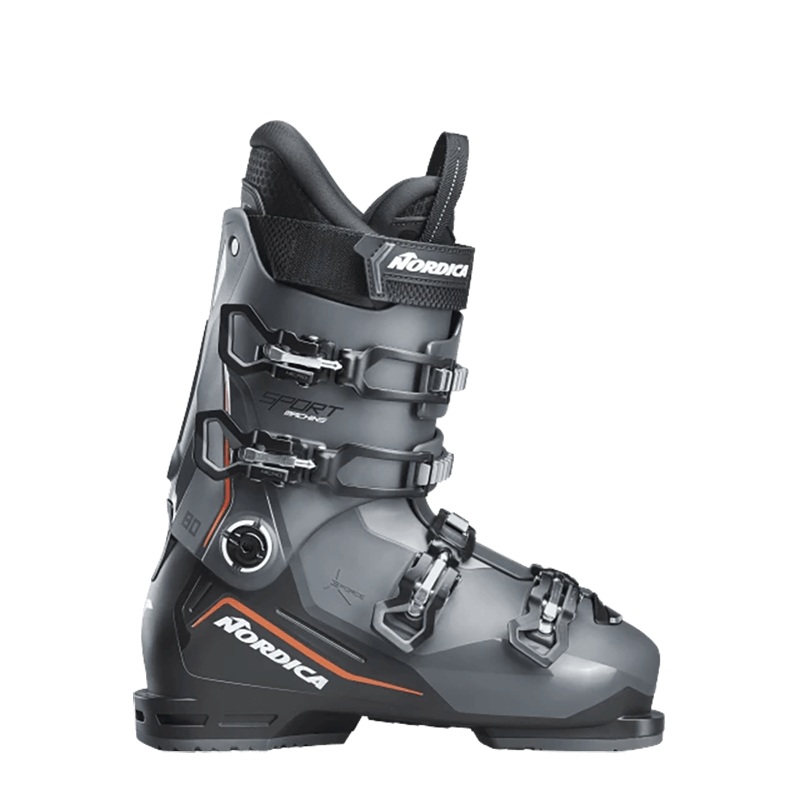 NORDICA SPORTMACHINE 3 80 SKI BOOTS 2025 ANTH/BLK/RED 24.5