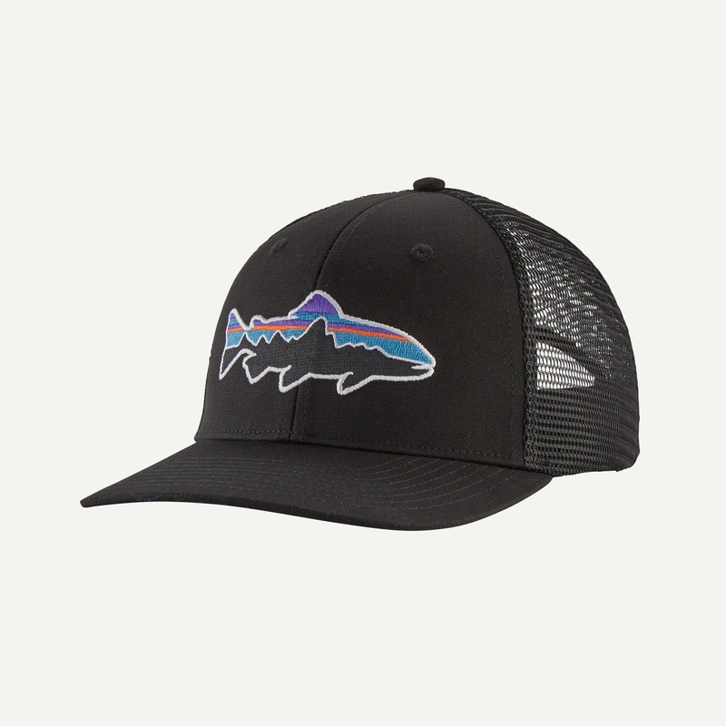 Patagonia – Fitz Roy Trout Trucker Hat Black One SIze