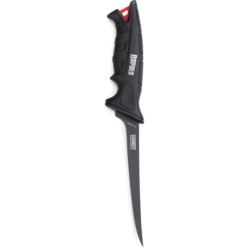 Rapala Stealth FXF Fillet Knife – Fixed Stiff Blade Black 6 inch
