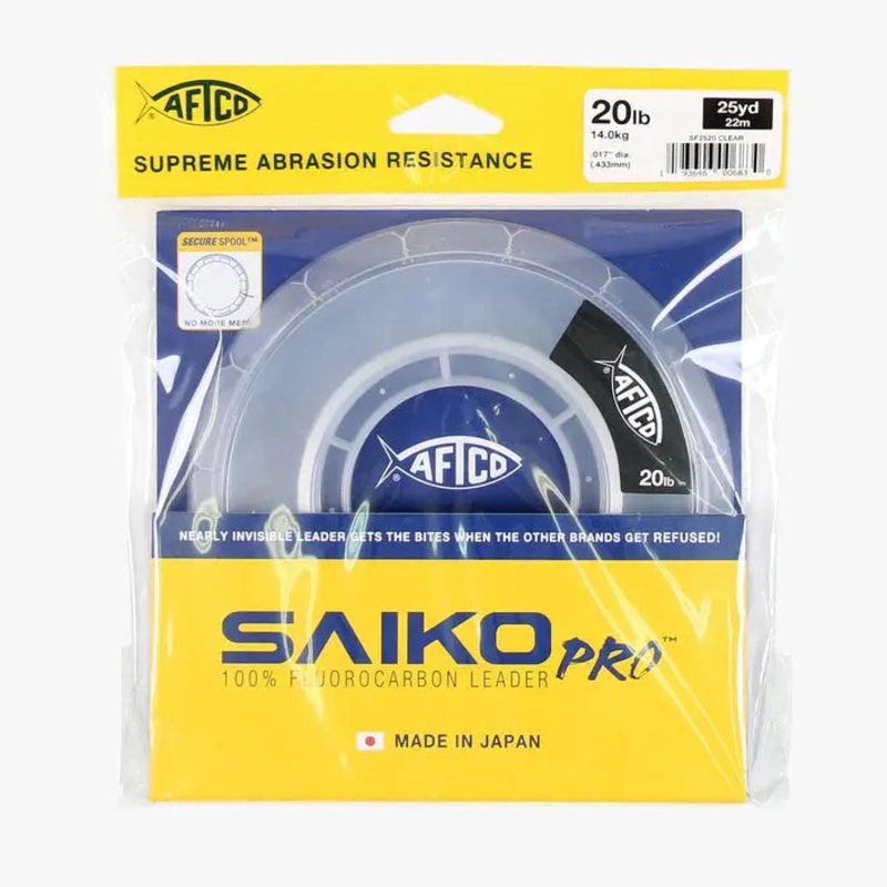 AFTCO SAIKO PRO FLUOROCARBON PINK 20LB / 25YDS
