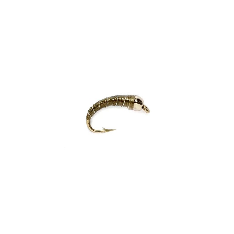 Fulling Mill – ZEBRA MIDGE OLIVE #16