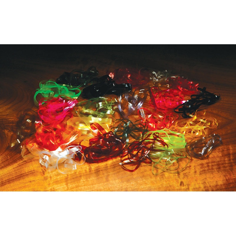 Hareline Scud Back Assorted Sizes and Colors Tan 1/8″