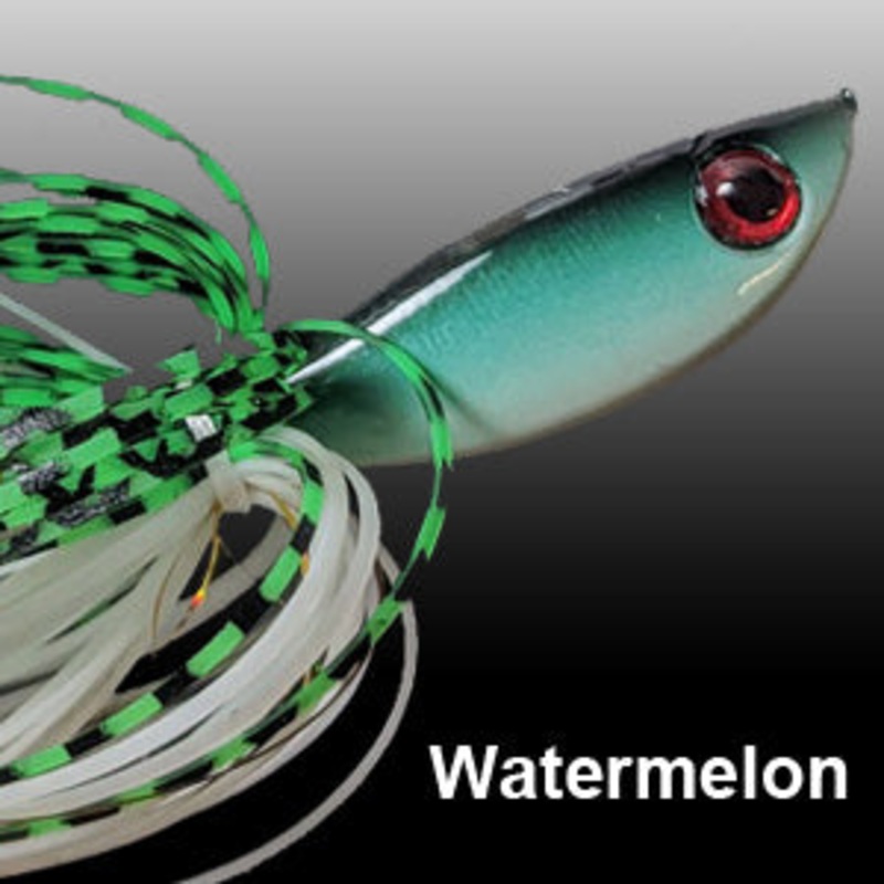 MCCOY V-TWIN SPINNER BAIT Charteuse/White